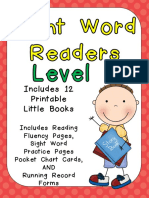 FREEISeeSightWordLevelAEmergentReaderKindergartenGuidedReading PDF