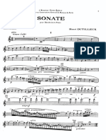 Dutilleux - Sonata PDF