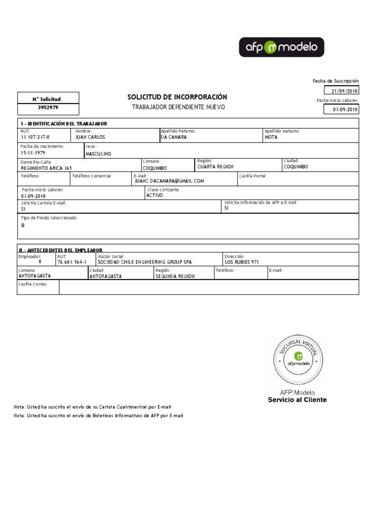 Cmo Solicitar El Certificado De Afp Rutificador Chile ¿Ya Tienes RUT