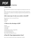 JSP Interview Questions and Answers