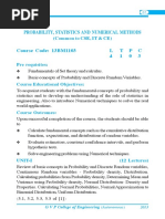 Probability, Statistics and Numerical Methods PDF