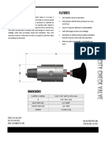 Velocity Check Valve Literature