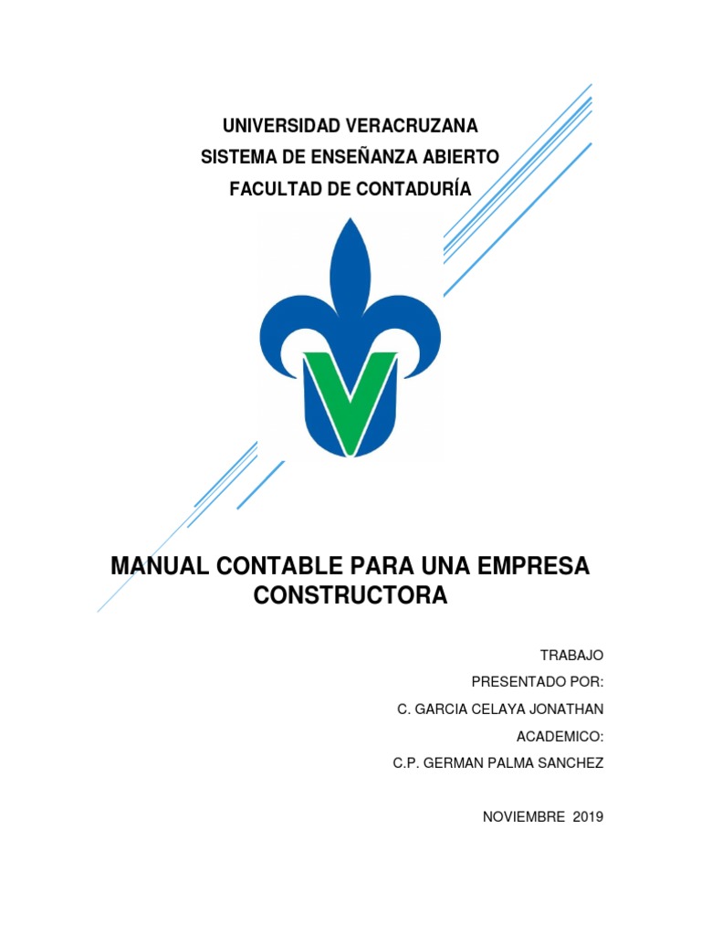 Manual de Contabilidad (Contabilidades Especiales) | PDF | Contabilidad ...