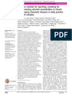 Points to consider for reporting, screening for and preventing selected comorbidities