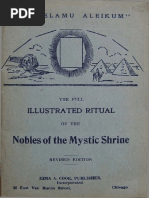 OES Initiation Ritual Guide 1973 | PDF