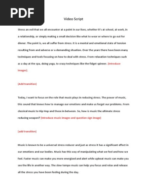 video script
