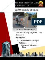 Evaluación Estructural de Pavimento