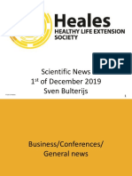 Scientific News 1st of December 2019