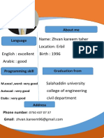 Zhvan's CV PDF