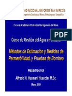 Semana 5 y 6 - Métodos Estimación Permeabilidad y Pruebas de Bombeo.pdf