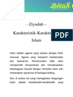 Ziyadah 5-Karakteristik Islam