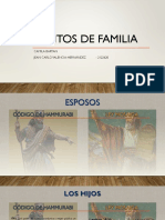 Delitos de Familia - Ley Mosaica VS Odigo Hammurabi