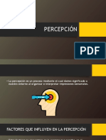 PERCEPCIÓN