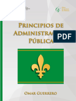 PRINCIPIOS DE ADMINISTRACION PUBLICA