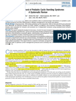 Acute Management of Pediatric Cyclic Vomiting Syndrome A Systematic Review