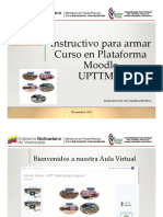 Instructivo para Armar Un Curso en Plataforma Moodle UPTTMBI