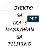 Proyekto Sa Filipino
