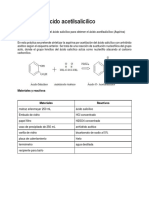 Síntesis de Ácido Acetilsalicílico