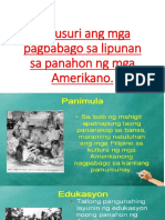 Nasusuri Ang Mga Pagbabago Sa Lipunan Sa Panahon AP