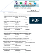 Soal Tema 4 Kelas 2 SD Subtema 3 Hidup Bersih Dan Sehat Di Tempat Bermain Dilengkapi Kunci Jawaban - WWW - Bimbelbrilian PDF