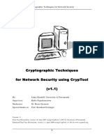 Cryptographic Techniques With Crypttool