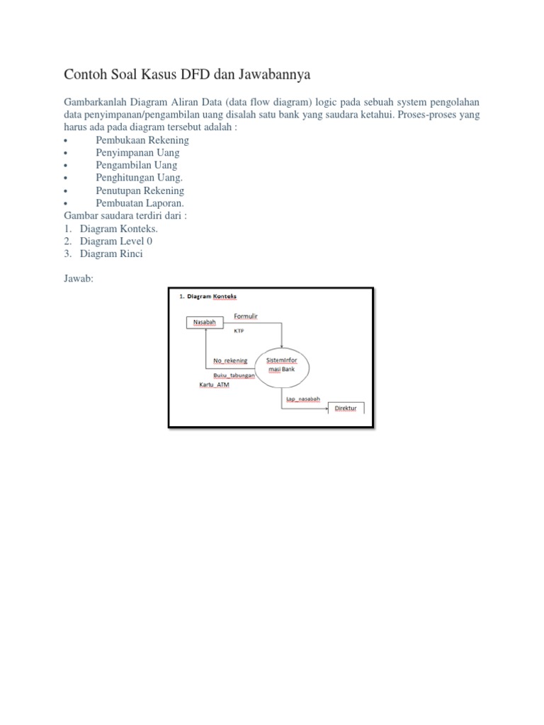 Contoh Soal Kasus Dfd Dan Jawabannya