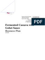 Fermented Cassava With Gobet Sauce
