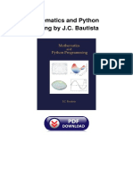 Full Book Mathematics and Python Program PDF