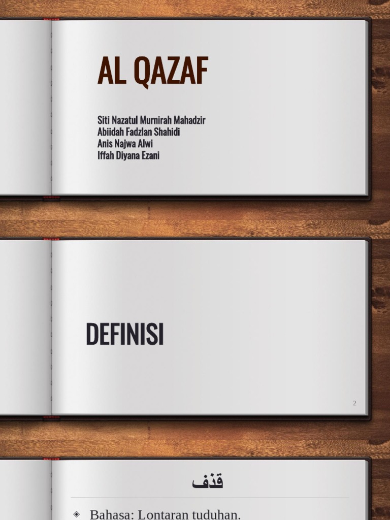 Hukum dan Definisi Qazaf dalam Islam | PDF
