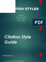 Citation Style