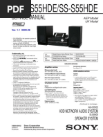 Sony Nas S55hde Nas Sc55pke Ss S55hde v1.1