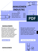 Manajemen Industri