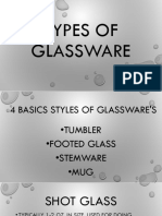 Types of Glasswares