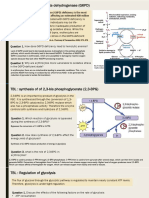 Anaerobic Metabolism of Carbohydrates in RBC - Lectue XXI