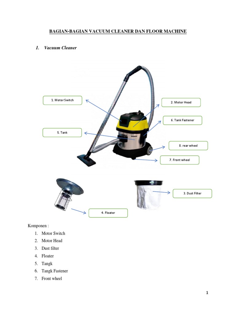 BagianBagian Vacuum Cleaner Dan Floor Machine PDF