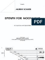Schafer Epitaph For Moonlight PDF