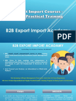 Export Import Courses in Pune, B2B Export Import Academy