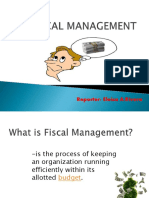 Fiscal Management