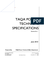 TAQA Power Technical Specifications