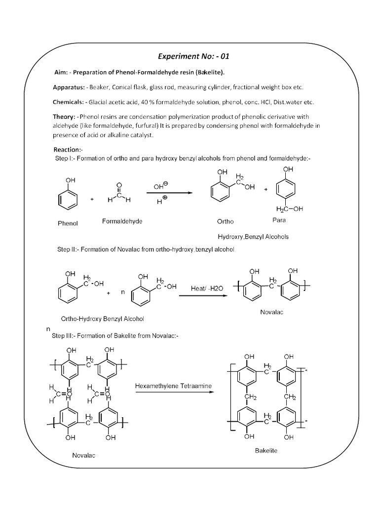Phenol Formaldehyde Resin PDF | PDF