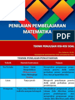 Teknik Penulisan Kisi-Kisi Soal