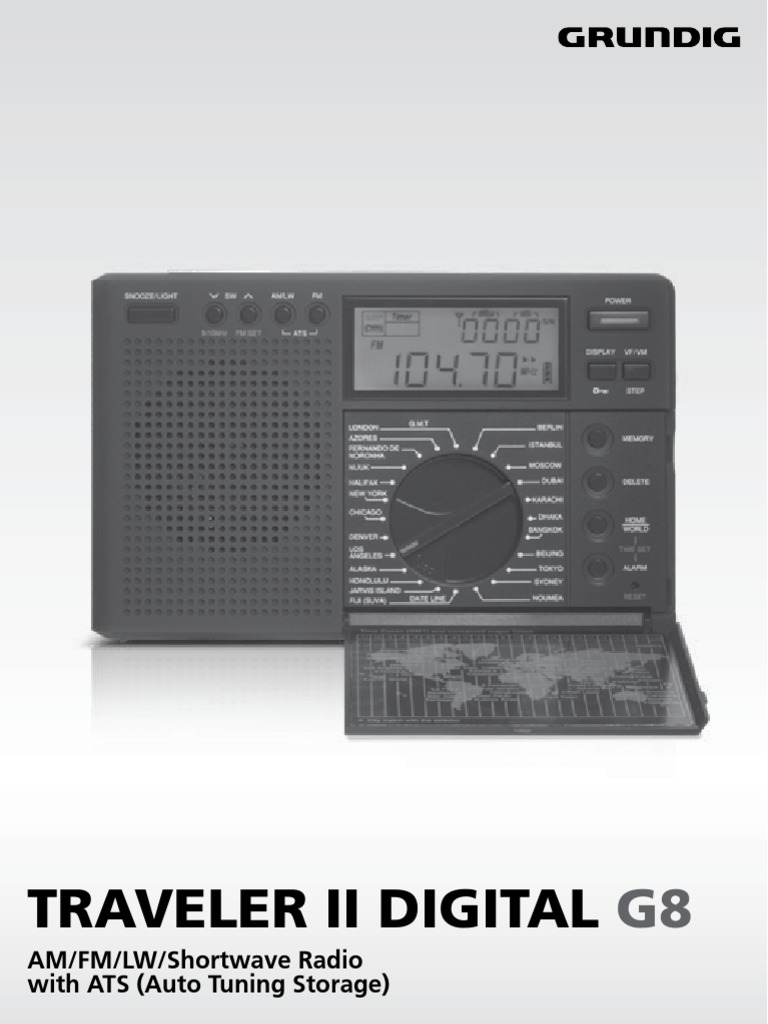 Grundig G8 Manual PDF Am Broadcasting Radio Broadcasting