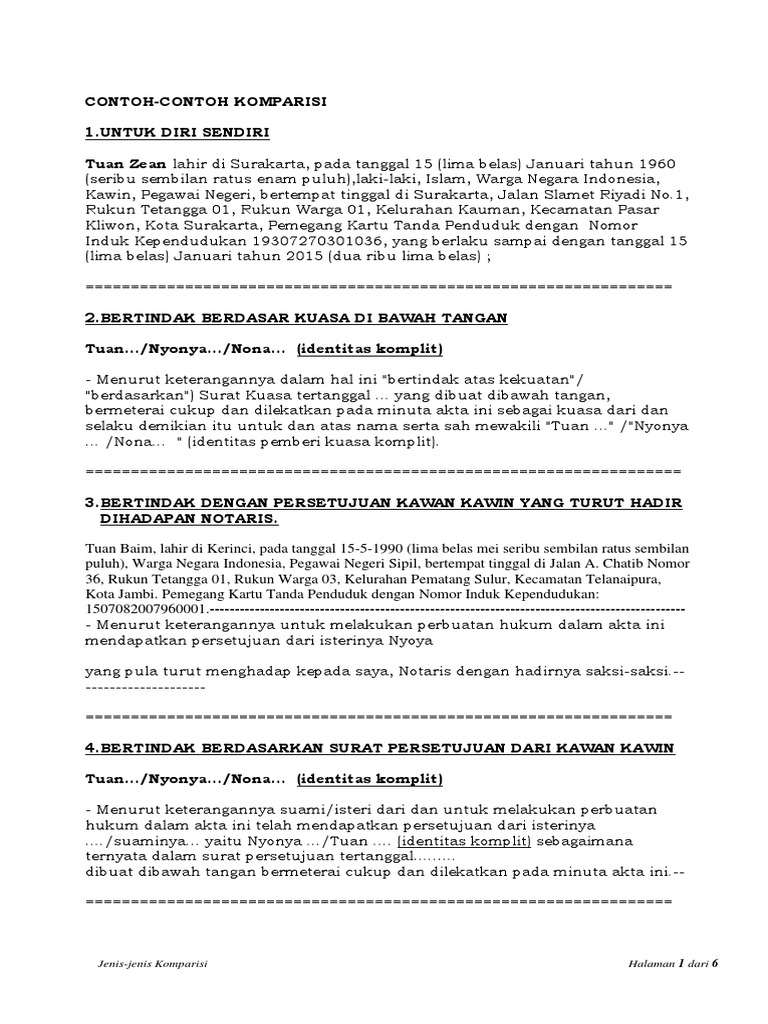 Dokumen - Tips - 20 Macam Komparisi | PDF