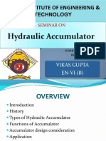 Hydraulic Accumulator Presentation PDF