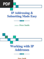 Pjsmith IP Addressing Subnetting Made Easy