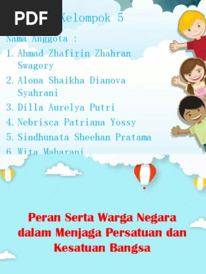 Pkn Kelas 10 Peran Serta Warga Negara Dalam Menjaga Persatuan Dan Kesatuan Bangsa