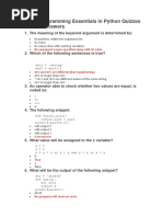 PE2 Python Essentials 2 Exam Answers | PDF | Anonymous Function ...