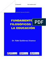 Fundamentos Filosoficos de La Educacion