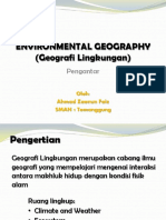 GEOGRAFI LINGKUNGAN