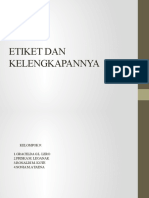 Etiket Dan Kelengkapannya